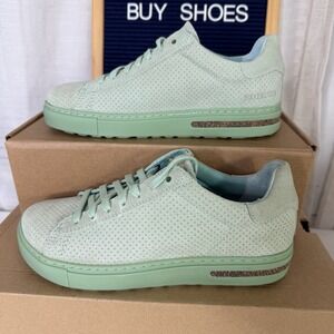 Birkenstock Bend Low Matcha Suede Sneakers Women Size 6 Comfort Casual Shoes New